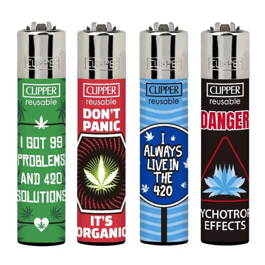 Clipper Feuerzeug - Weed Warning Clipper Feuerzeug - Weed Warning