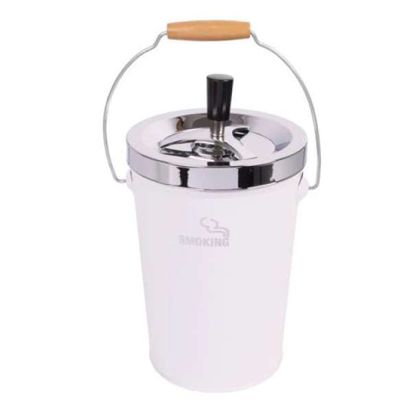 Drehaschenbecher Smoking XXL - weiss