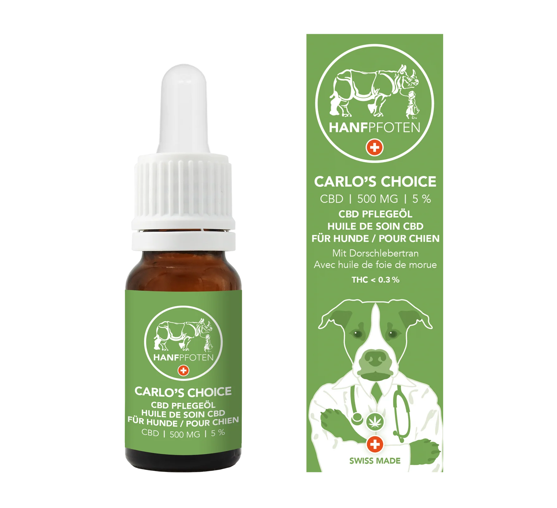 Carlo’s Choice - CBD Pflegeöl, für Hunde Carlo’s Choice - CBD Pflegeöl, für Hunde