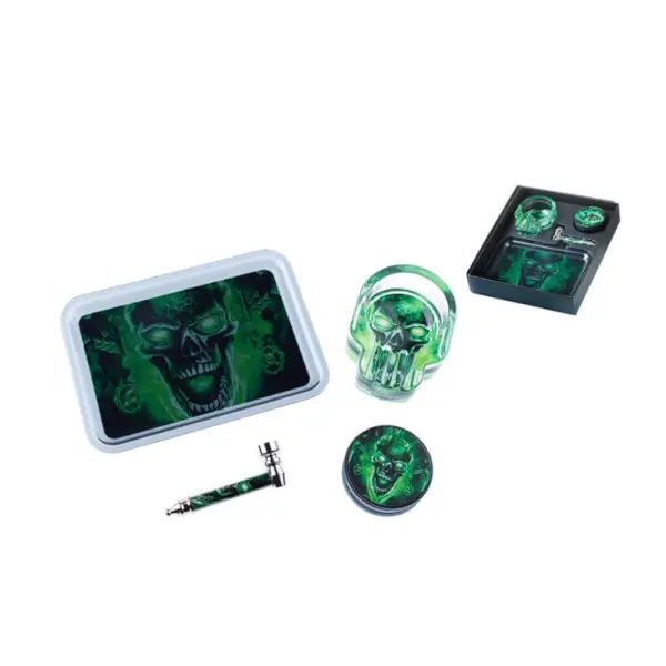 Super Heroes – Geschenkset, Skull Grün