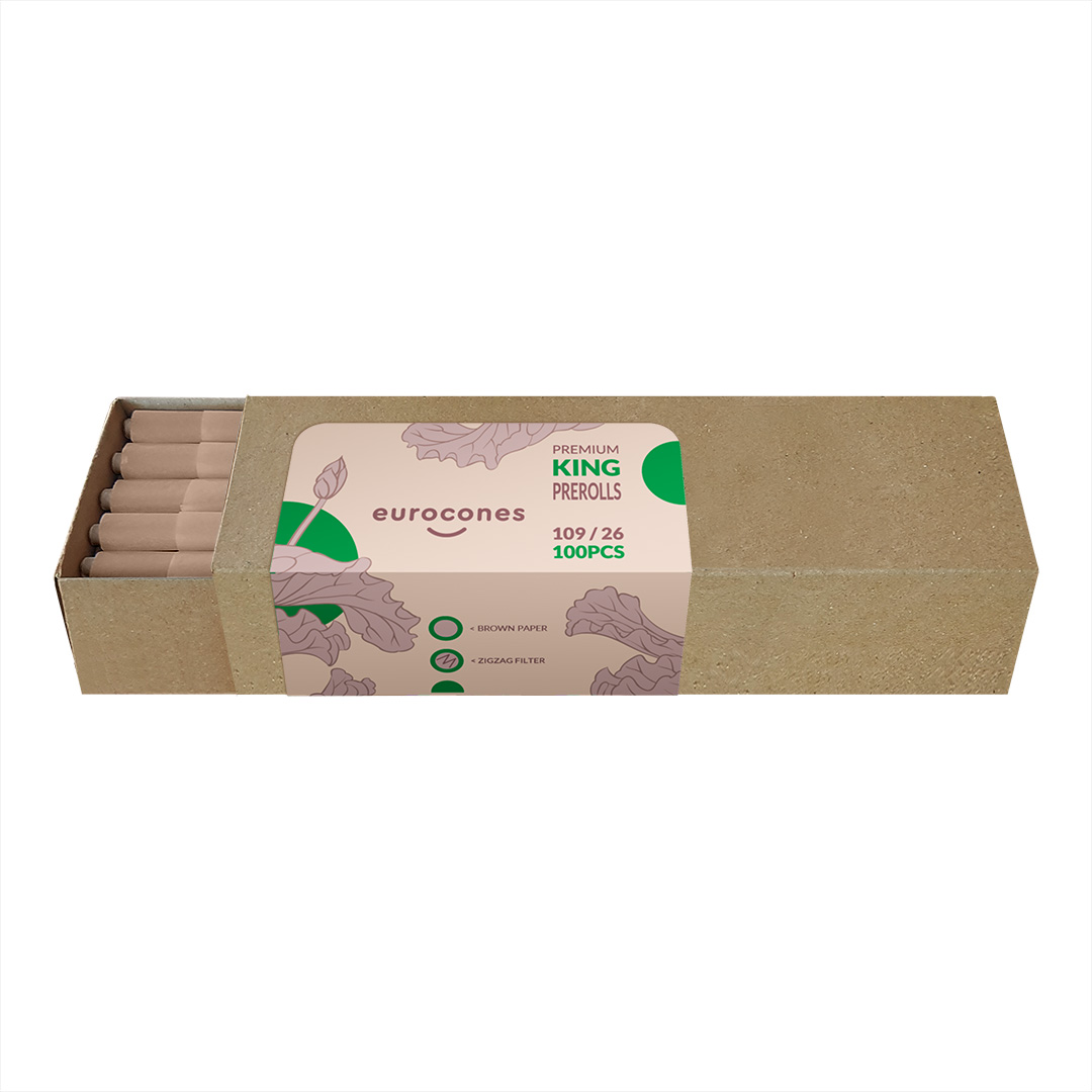 Eurocones, King Size - 100 Unbleached Eurocones, King Size - 100 Unbleached