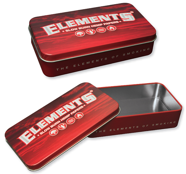 Elements - Metalldose, Red Elements - Metalldose, Red
