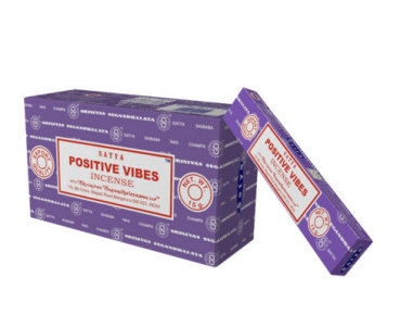 Satya Positive Vibes Räucherstäbchen in der 15-Gramm-Packung