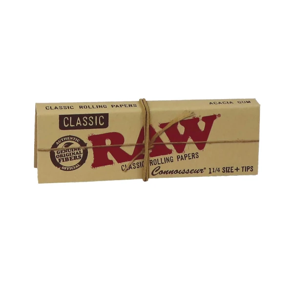 Raw - Clasic Connoisseur Papers, King Size Slim (Papers + Tips)