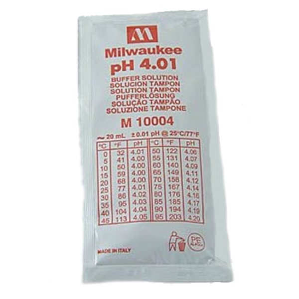 PH 4, Eichflüssigkeit - 20ml Beutel PH 4, Eichflüssigkeit - 20ml Beutel