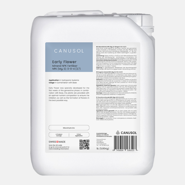 Canusol - Early Flower Liquid, 5ltr.
