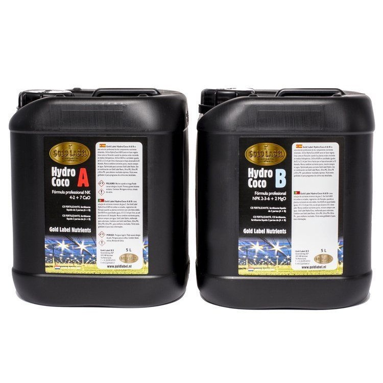 Gold Label - Hydro Coco A&B, 10ltr. Gold Label - Hydro Coco A&B, 10ltr.
