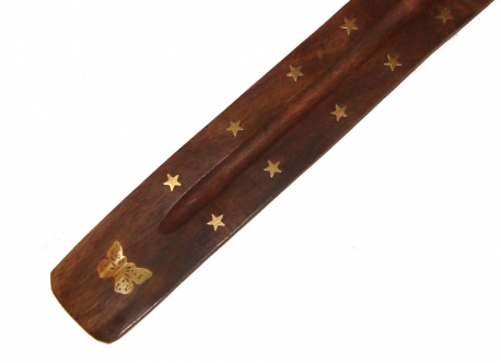 Räucherstäbchenhalter aus Holz - Schmetterling Räucherstäbchenhalter aus Holz - Schmetterling