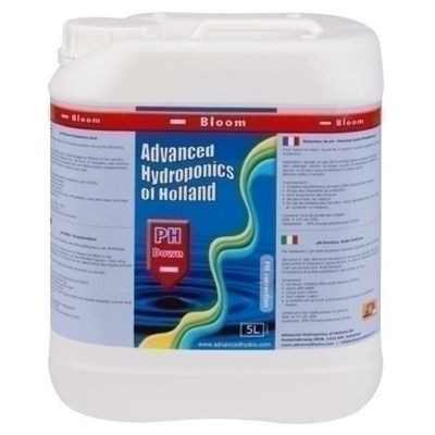 Advanced Hydroponic of Holland - PH Down, 5ltr. Bloom Advanced Hydroponic of Holland - PH Down, 5ltr. Bloom