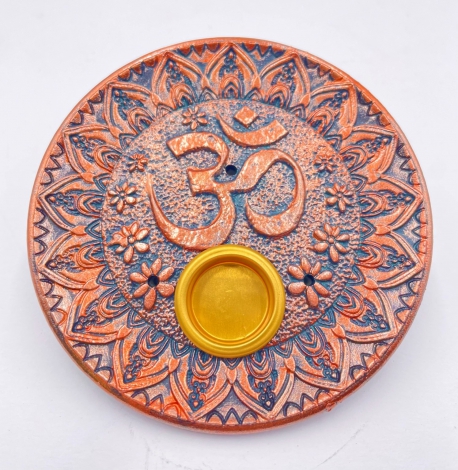 Bronze Räucherstäbchenhalter - Ohm Bronze Räucherstäbchenhalter - Ohm