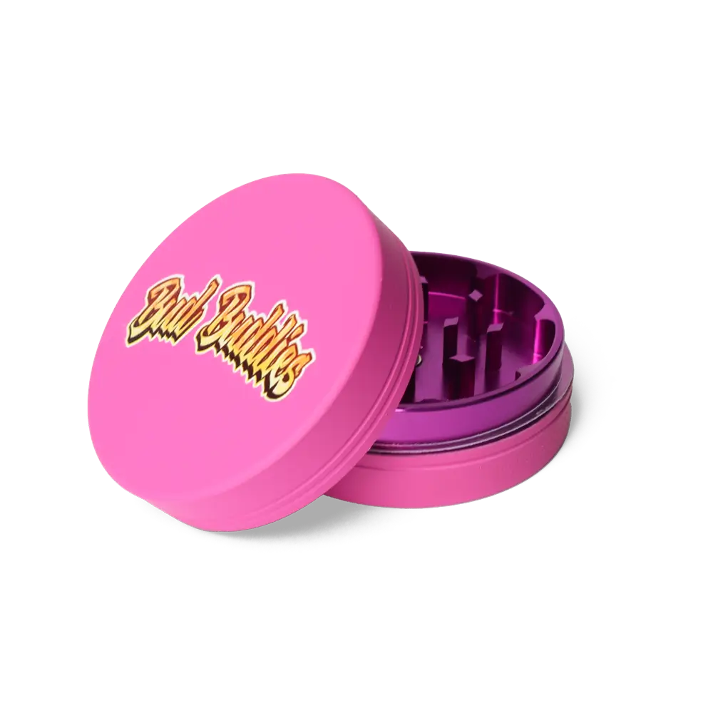 CNC gefräster Grinder, 2 Teilig - Bud Buddies Alugrinder-cbd-schweiz-grinder-pink-Bud-Buddies