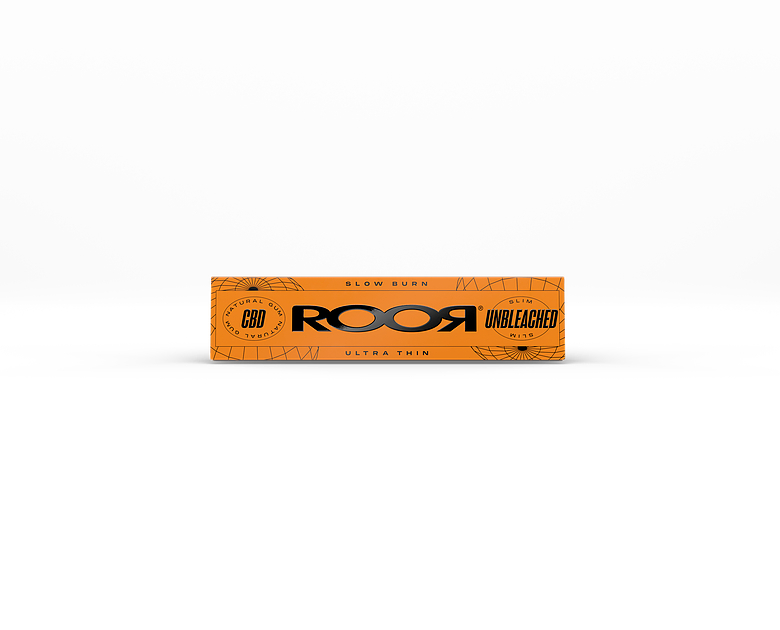 Roor Slim Unbleached Paper - mit CBD Klebstreifen