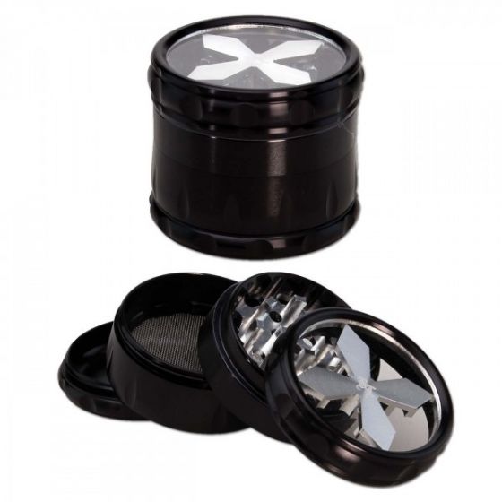 Black Leaf - Cross Grinder, 4tlg 60mm Black Leaf - Cross Grinder, 4tlg 60mm