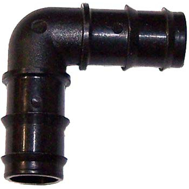 Verbindungstück PE 25x25mm - L-Stück Verbindungstück PE 25x25mm - L-Stück