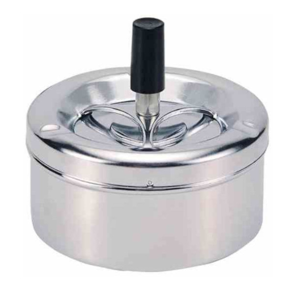 Drehaschenbecher 11cm - Chrom Drehaschenbecher 11cm - Chrom