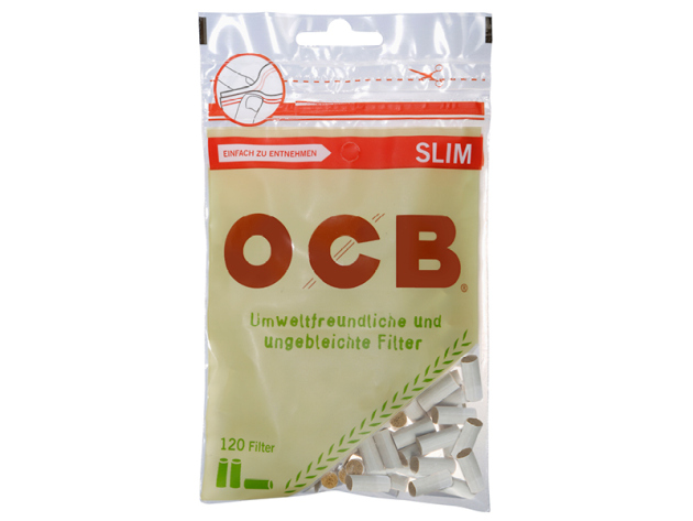 OCB - Filter Slim Organic Hemp, 120 Filter