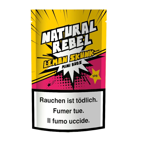 Natural Rebel, Lemon Skunk - mini Buds 30g