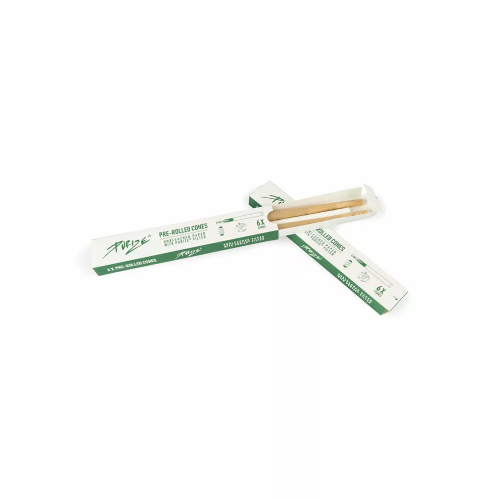 PURIZE - Pre-Rolled Cones, 6 Stk. PURIZE - Pre-Rolled Cones, 6 Stk.