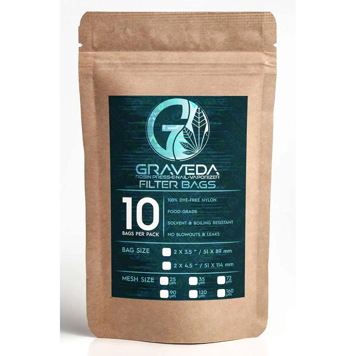 GRAVEDA - Rosin Bag, Filterbeutel 160 µm