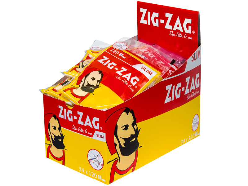 Zig Zag - Slim Filter, 120 Stück (34)