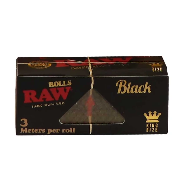 RAW Rolls - Black, King Size RAW Rolls - Black, King Size
