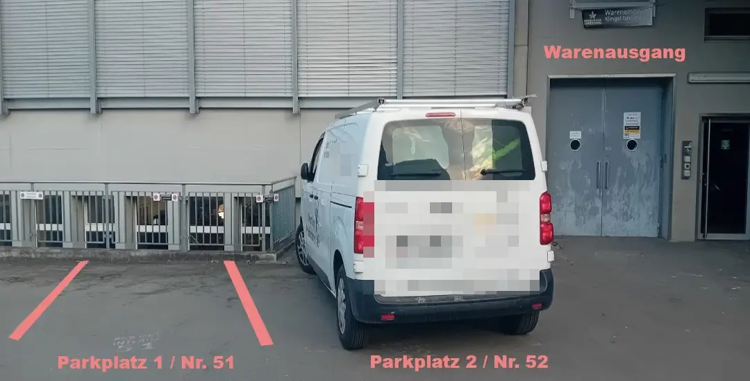 Parkplatz für Kunden